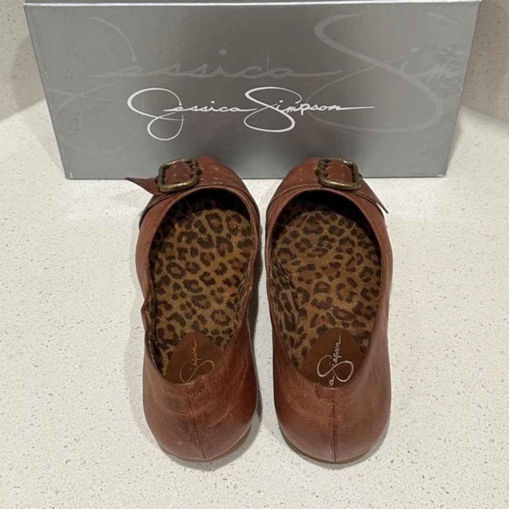 Jessica‎ Simpson  saddle western leather - Picture 3 of 5